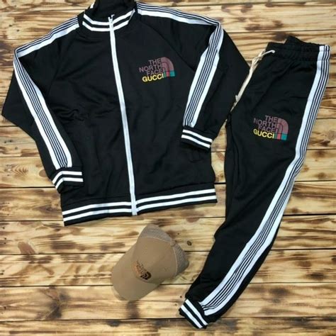 gucci north face overall|north face gucci track suit.